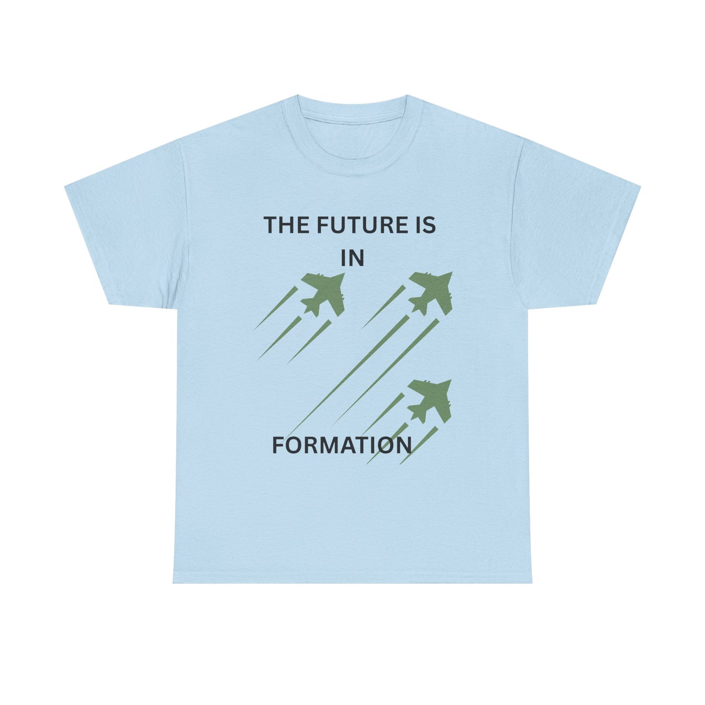 The Future is in Formation Unisex Heavy Cotton Tee