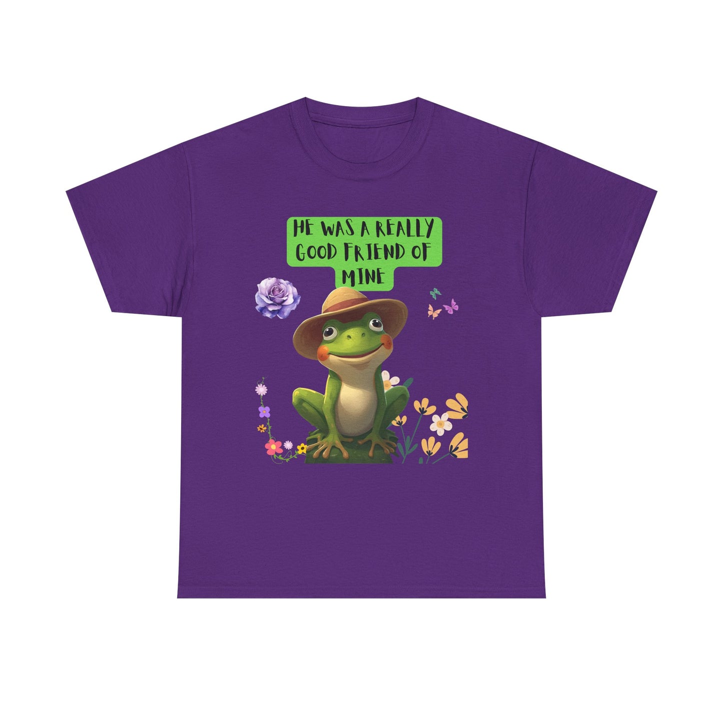 Jeremiah BullFrog Friendship Tee - He Was a Really Good Friend of Mine,  Unisex Casual Wear, Perfect Gift for Friends, Nature Lovers. Music Lovers
