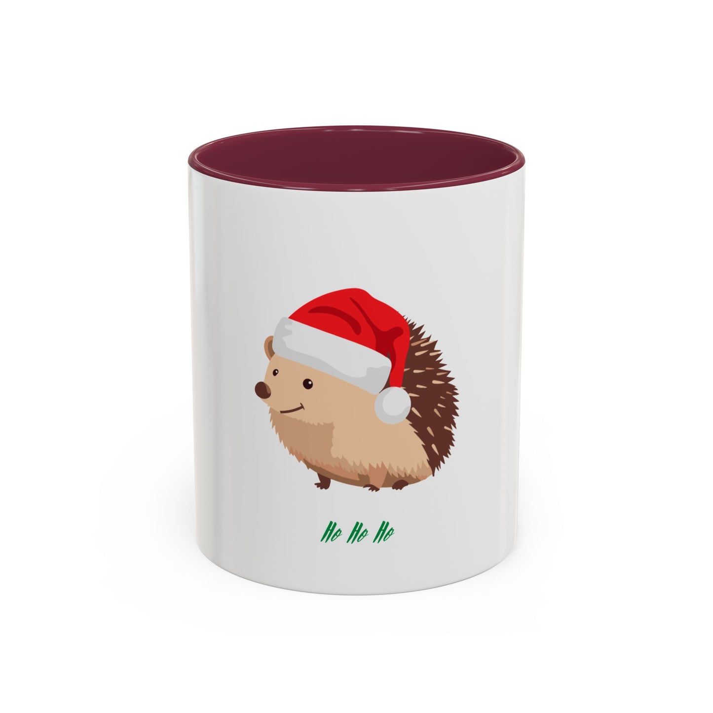 Christmas Hedgehog Mug - Cute Holiday Coffee Cup, Festive Drinkware, Gifts for Animal Lovers, Winter Decor, Unique Tea Mug