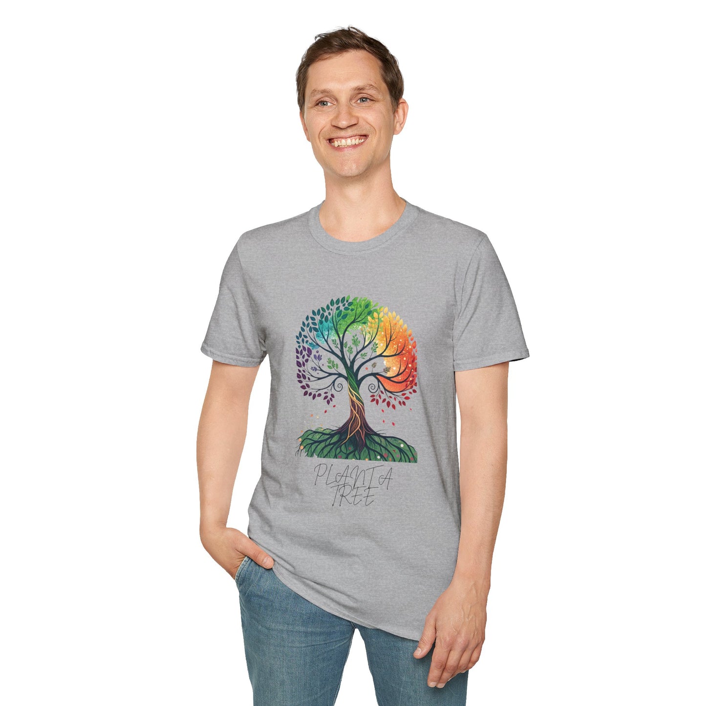 Plant a Tree graphic soft unisex cotton tee, Great gift idea,  Summer Graphic Tee