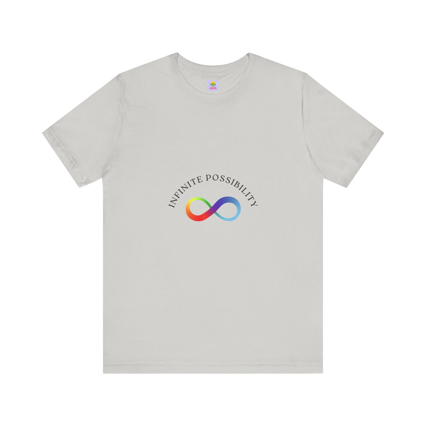 Colorful Infinite Possibility Tee, LGBTQ Pride Shirt, Inspirational Gift, Gender-Neutral Top, Positive Affirmation T-Shirt