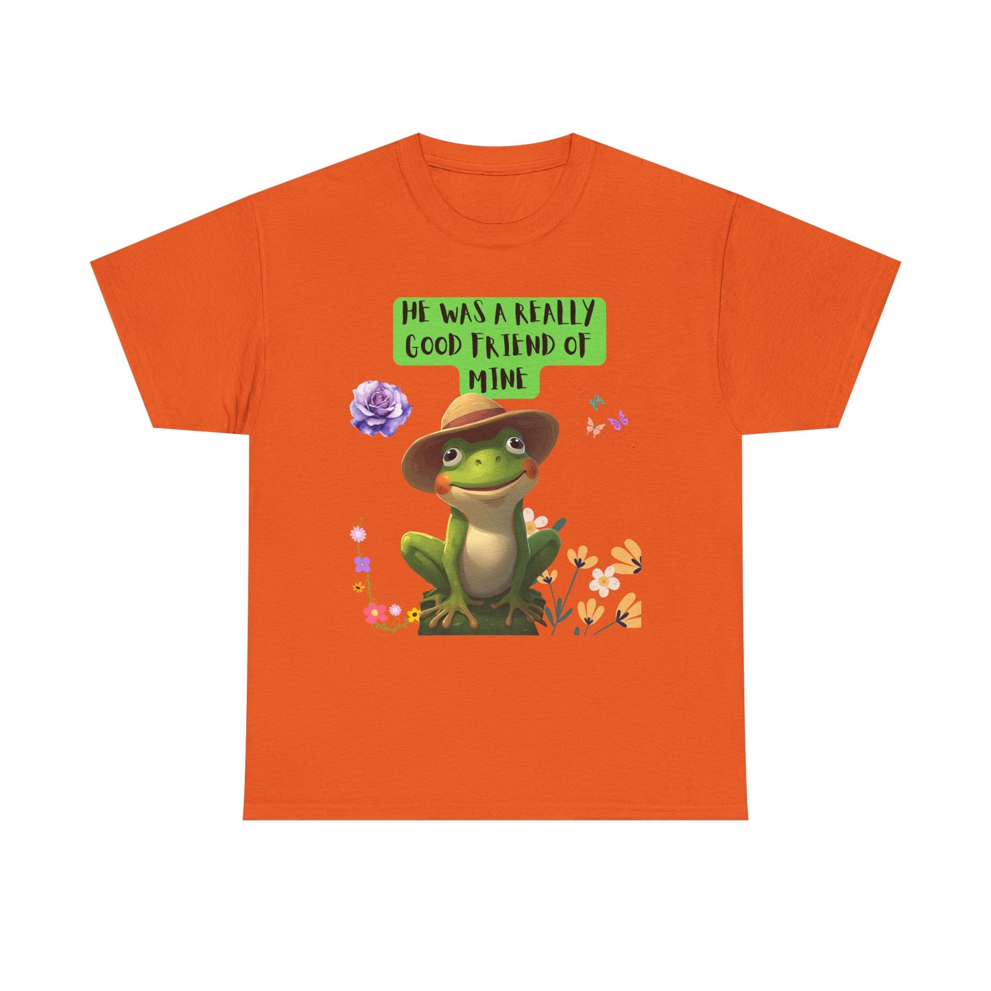 Jeremiah BullFrog Friendship Tee - He Was a Really Good Friend of Mine,  Unisex Casual Wear, Perfect Gift for Friends, Nature Lovers. Music Lovers