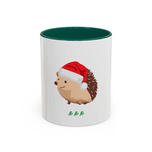 Christmas Hedgehog Mug - Cute Holiday Coffee Cup, Festive Drinkware, Gifts for Animal Lovers, Winter Decor, Unique Tea Mug