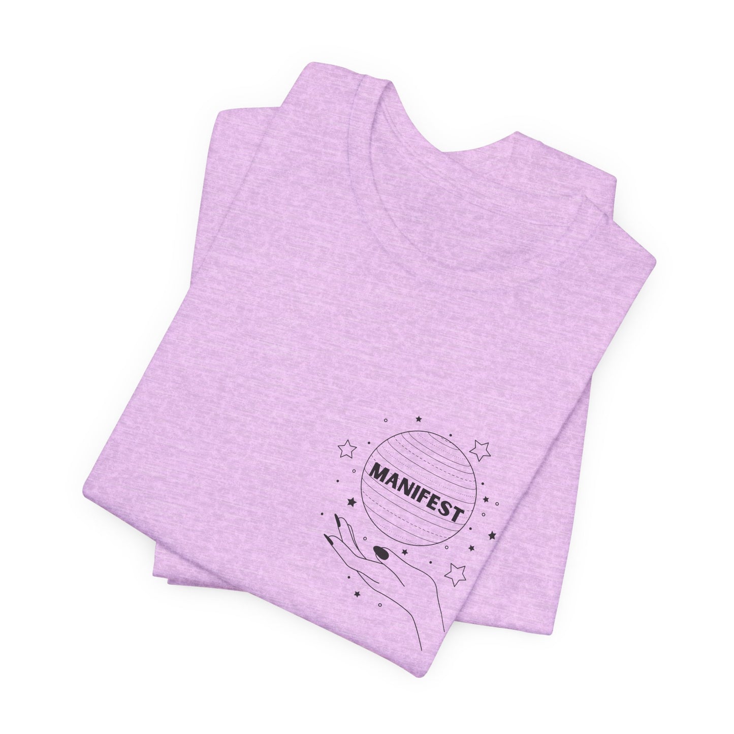 Manifest Short Sleeve Tee - Unisex, Inspirational Clothing, Gift for Dreamers, Positive Vibes, Casual Wear