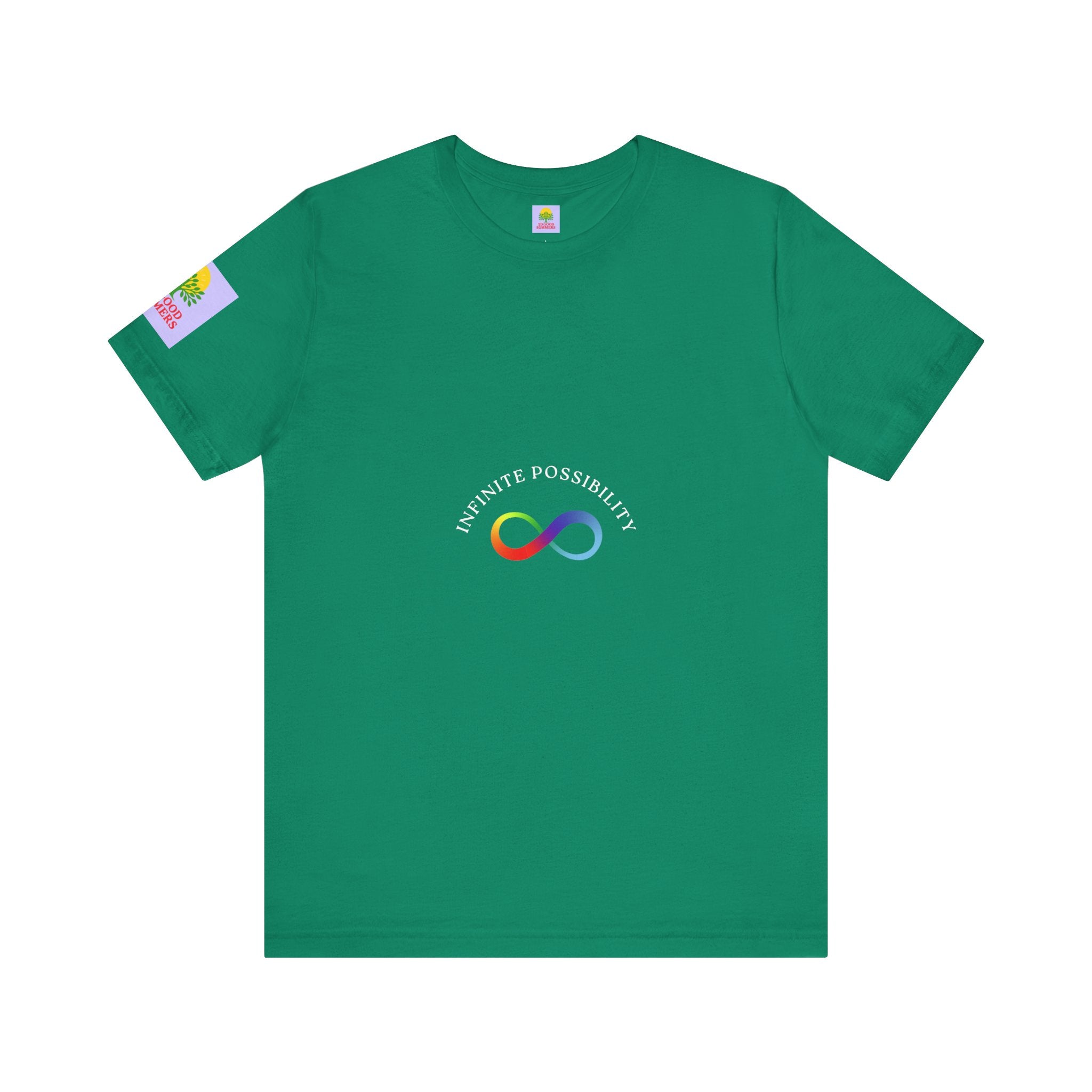 Colorful Infinity Symbol Unisex Tee, LGBTQ+ Pride T-shirt, Casual Everyday Wear, Gift for Friends, Creative Wardrobe Essential