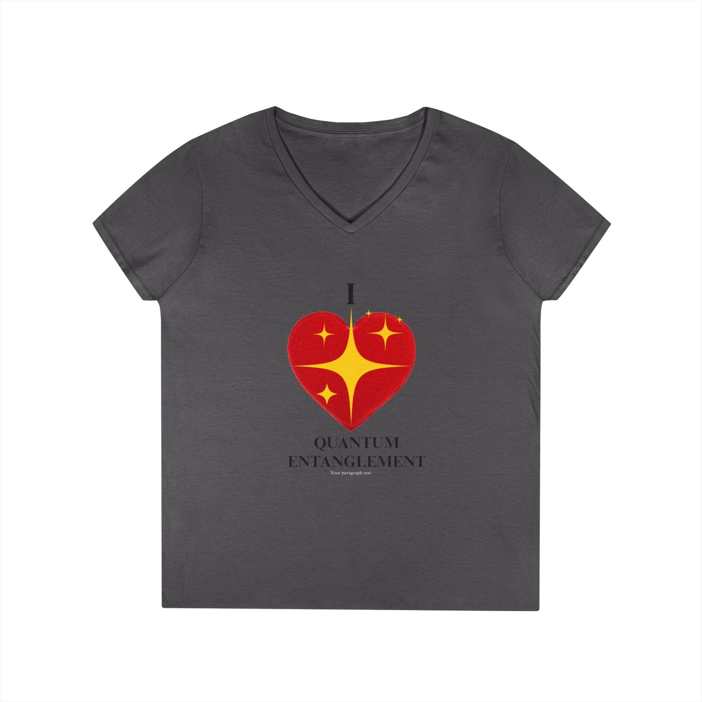 I Heart Quantum Entanglement Ladies' V-Neck T-Shirt, Science Gift, Geek Chic Tee, Physics Enthusiast Shirt, STEM Apparel, Science [...]