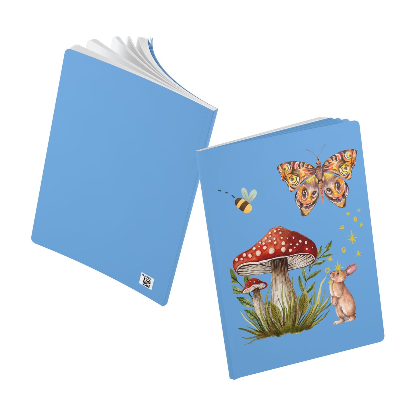 Enchanting Nature Softcover Journal | Artistic Notebook for Writing, Sketching, Gifts, Eco-friendly, Gift for Her