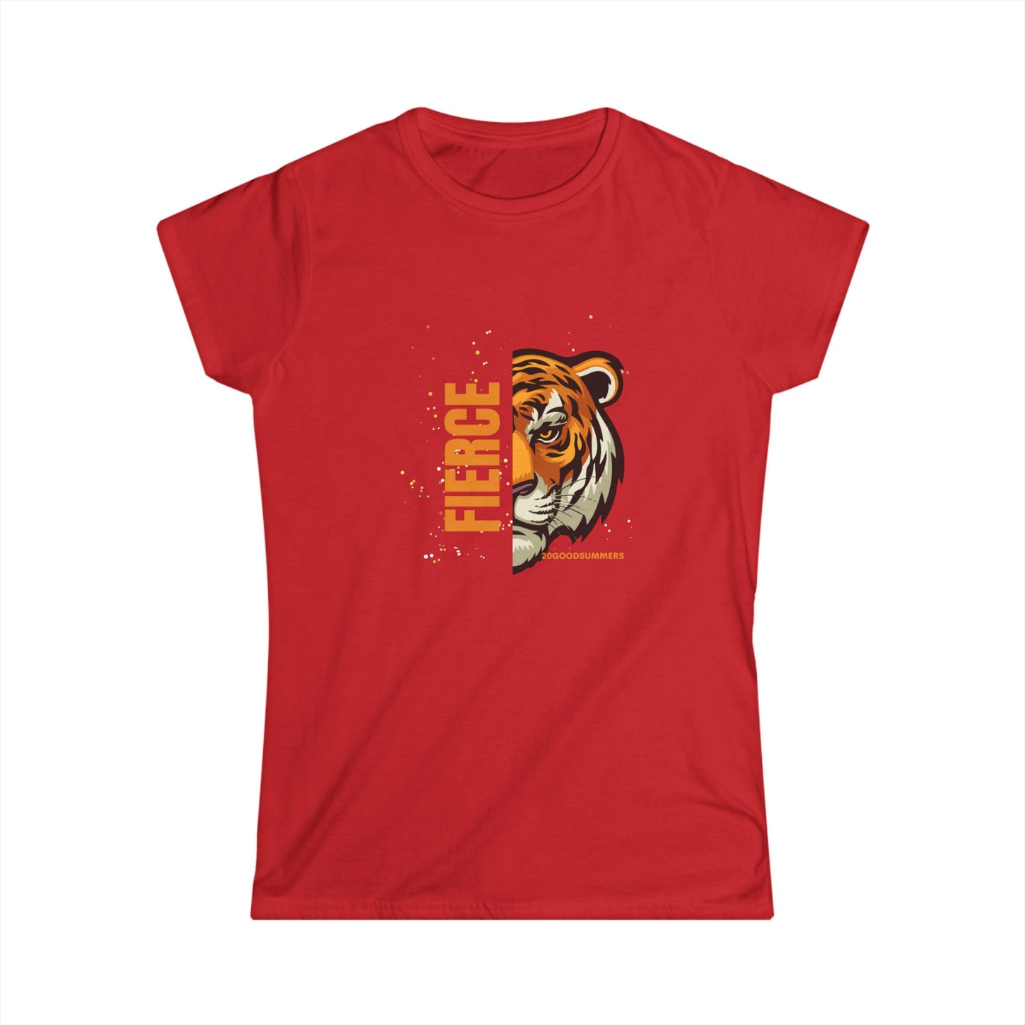 Fierce Tiger Tee, Animal Lover Gift, Casual Style, Birthday Tee, Wildlife Awareness, Inspirational T-Shirt