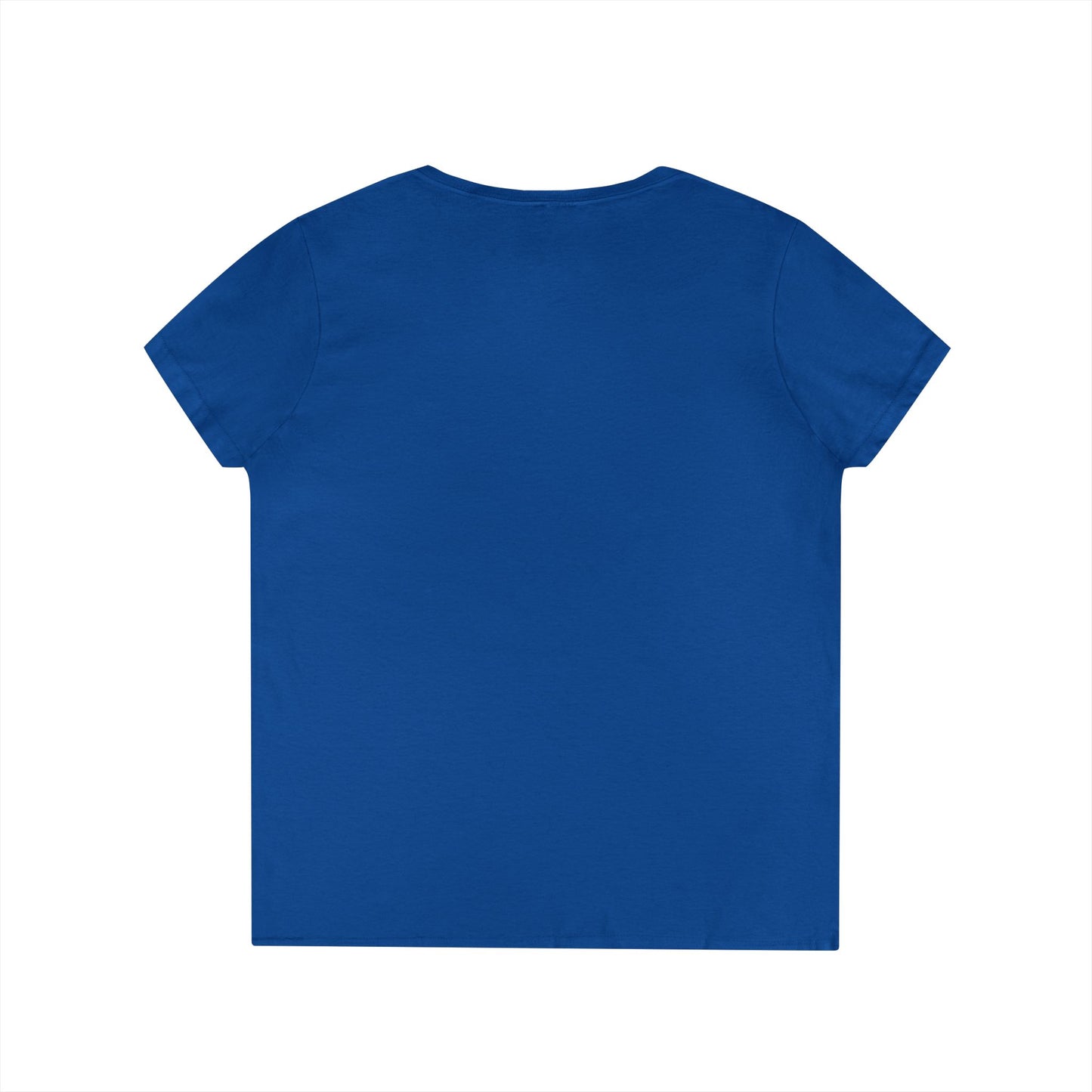 Intrepid Red Figure V-Neck, 100% Cotton Womens Tee