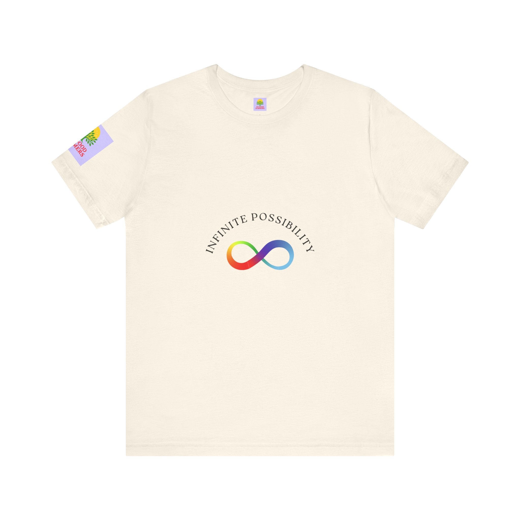 Colorful Infinite Possibility Tee, LGBTQ Pride Shirt, Inspirational Gift, Gender-Neutral Top, Positive Affirmation T-Shirt