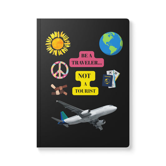 Traveler's Inspiration Softcover Journal - Travel Journal, Travel Planner, Gift for Adventurers, Creative Writing Notebook, Travel [...]