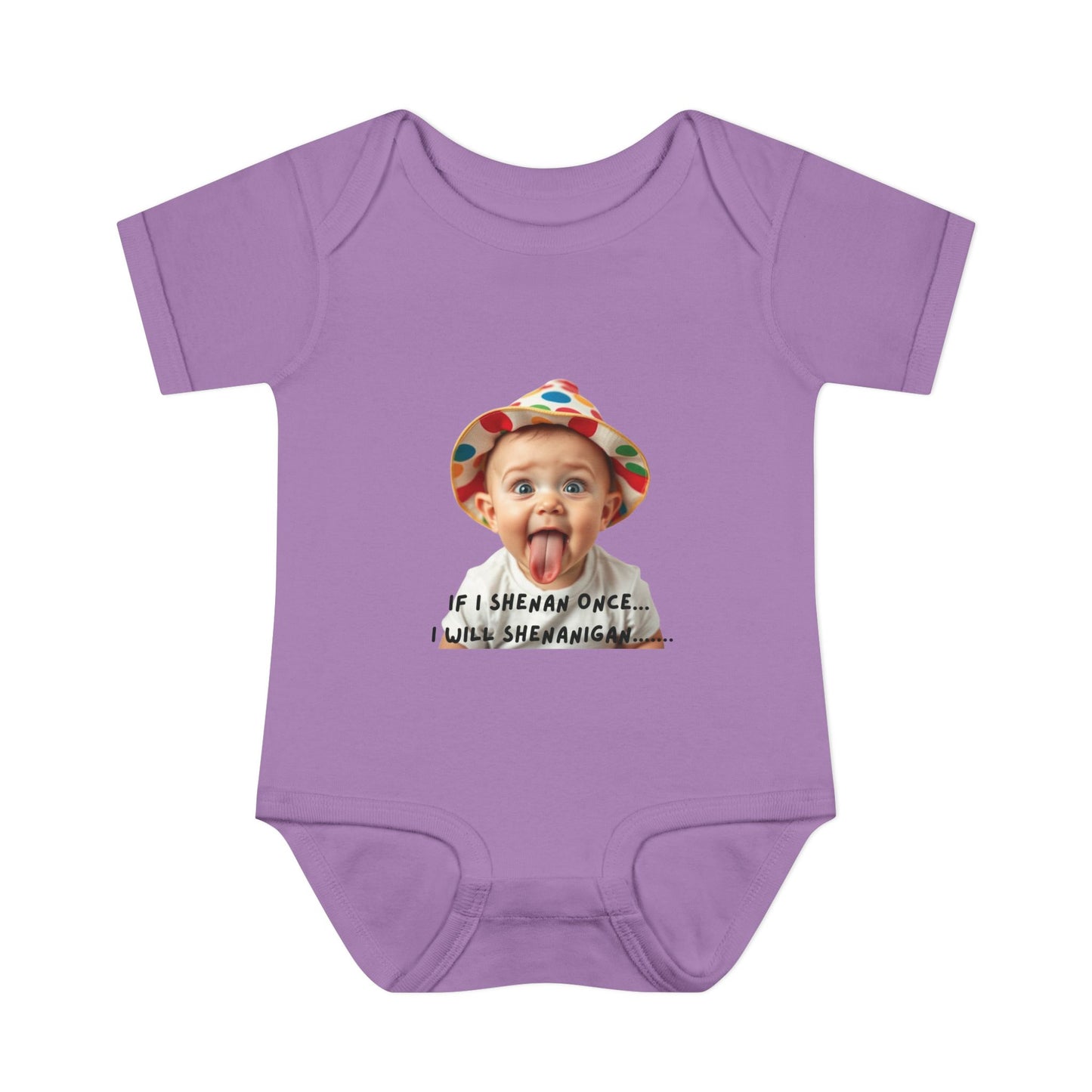 Humorous Infant Bodysuit - "If I Shenan Once, I Will Shenanigan!" Baby Outfit, Newborn Gift, Funny Baby Clothes, Cute Shower [...]