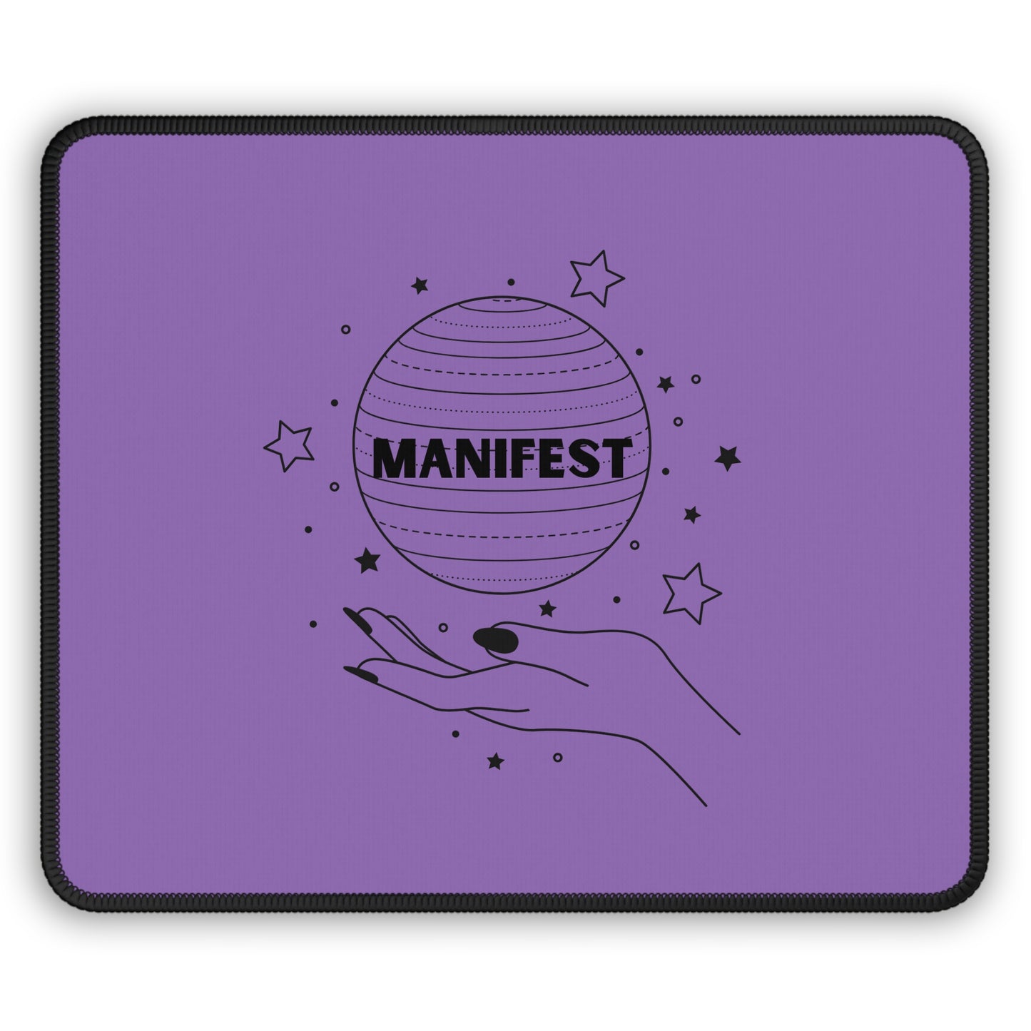 Celestial Gaming Mouse Pad - Manifest Your Dreams, Gamer Gifts, Desk Accessories, Office Supplies, Astrology Decor, Cosmic Mousepad