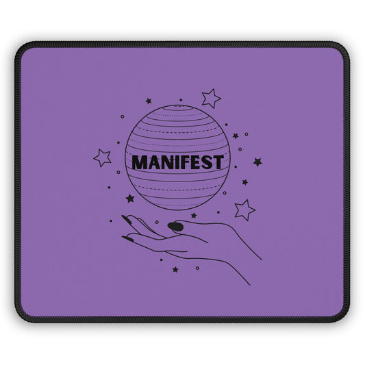 Celestial Gaming Mouse Pad - Manifest Your Dreams, Gamer Gifts, Desk Accessories, Office Supplies, Astrology Decor, Cosmic Mousepad