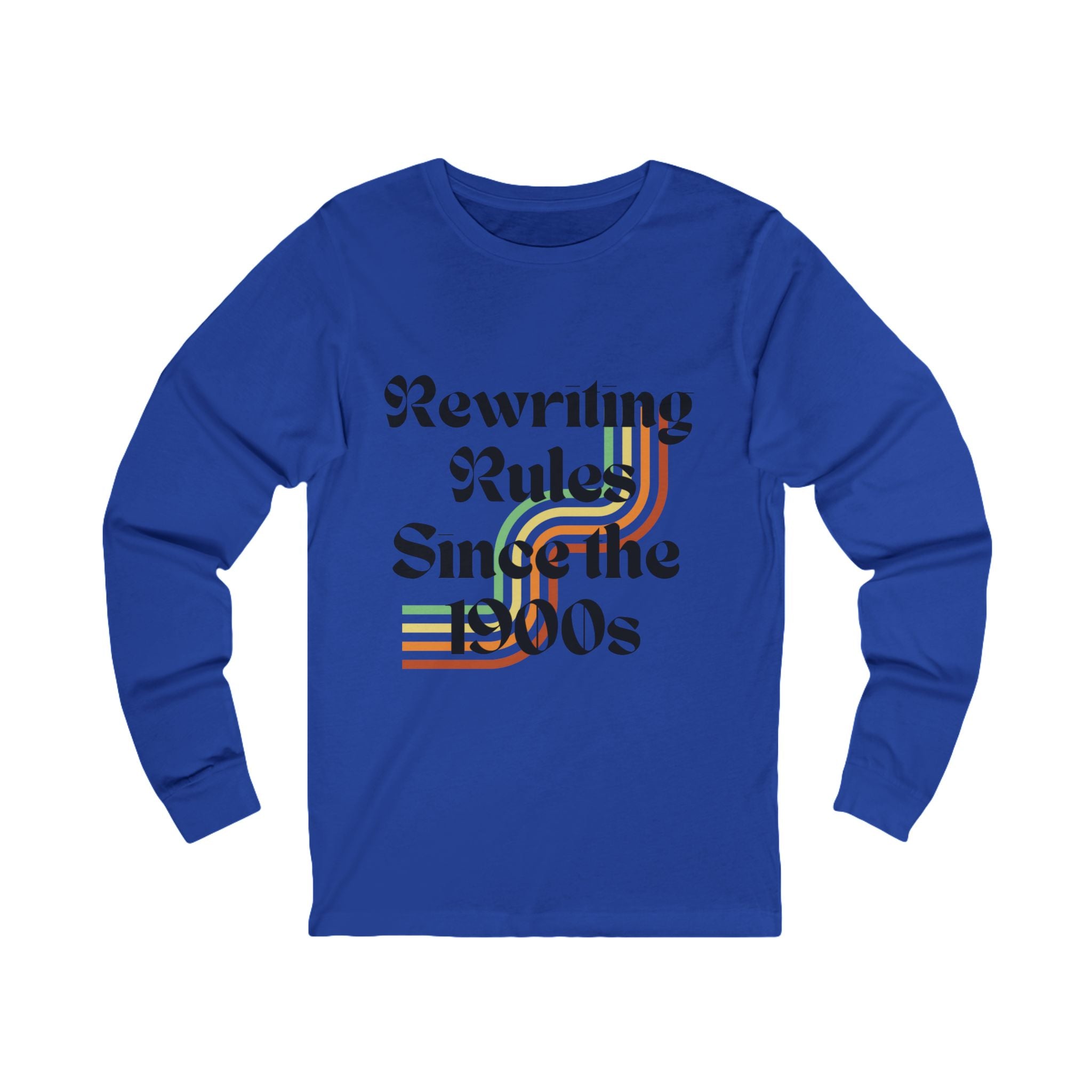 Rewriting Rules Since the 1990s, Unisex Long Sleeve Tee -Retro Fashion, Gift for Trendsetters, Casual Wear, Vintage Style
