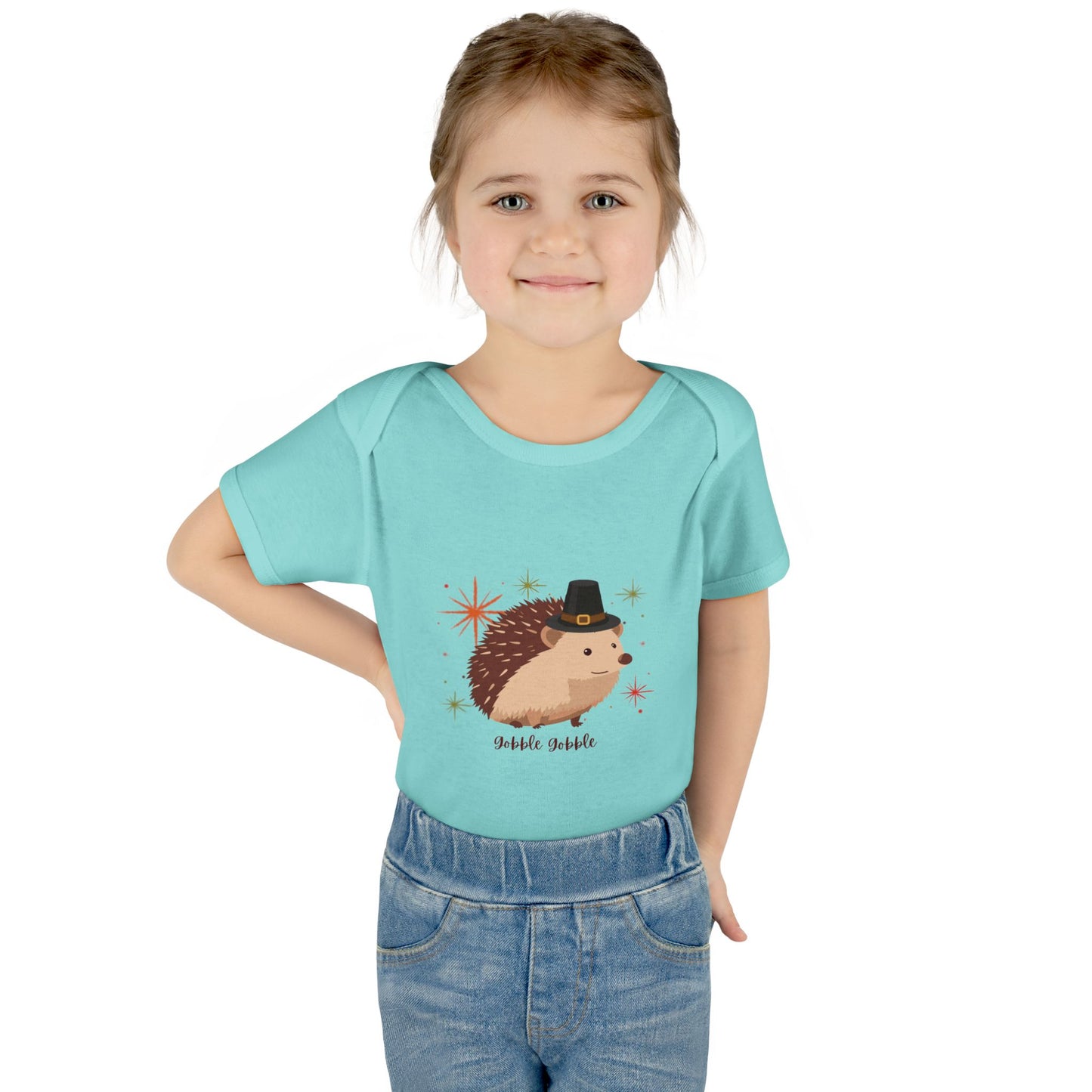 Cute Hedgehog Baby Bodysuit, Thanksgiving Infant Outfit, Baby Shower Gift, Holiday Apparel, Cute Animal Clothing, Newborn Essentials