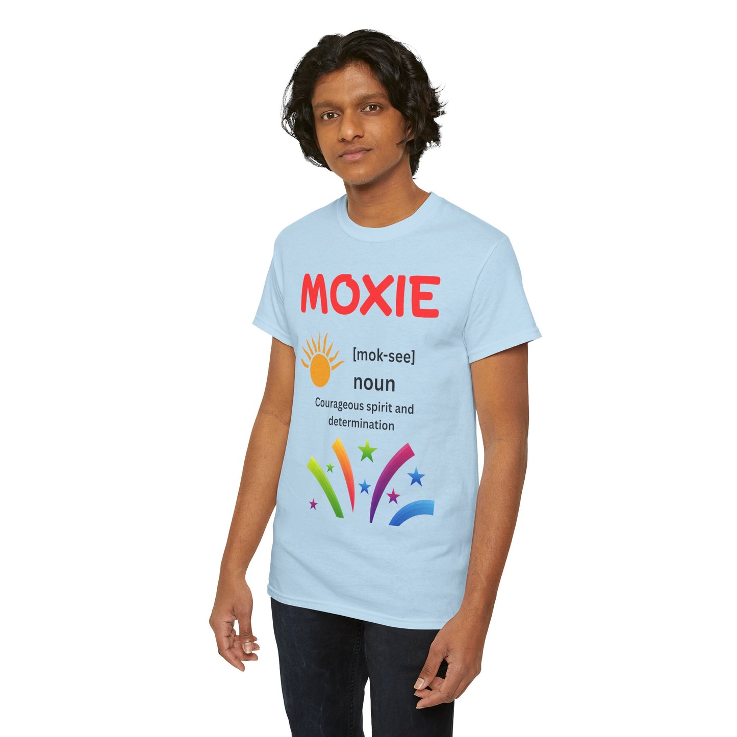 Moxie Definition Tee, Unisex Heavy Cotton T-Shirt, Inspirational Gift, Motivational Apparel, Casual Wear, Birthday & Encouragement Gift