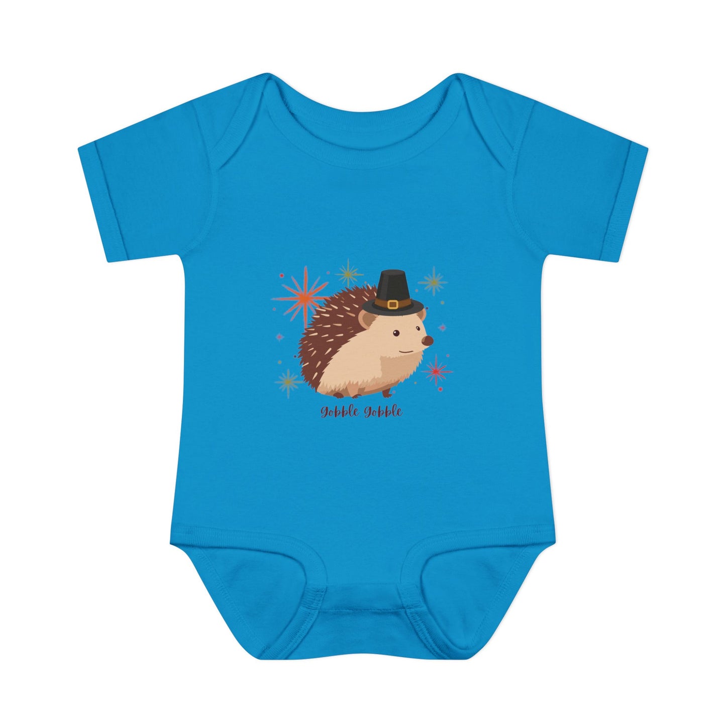 Cute Hedgehog Baby Bodysuit, Thanksgiving Infant Outfit, Baby Shower Gift, Holiday Apparel, Cute Animal Clothing, Newborn Essentials