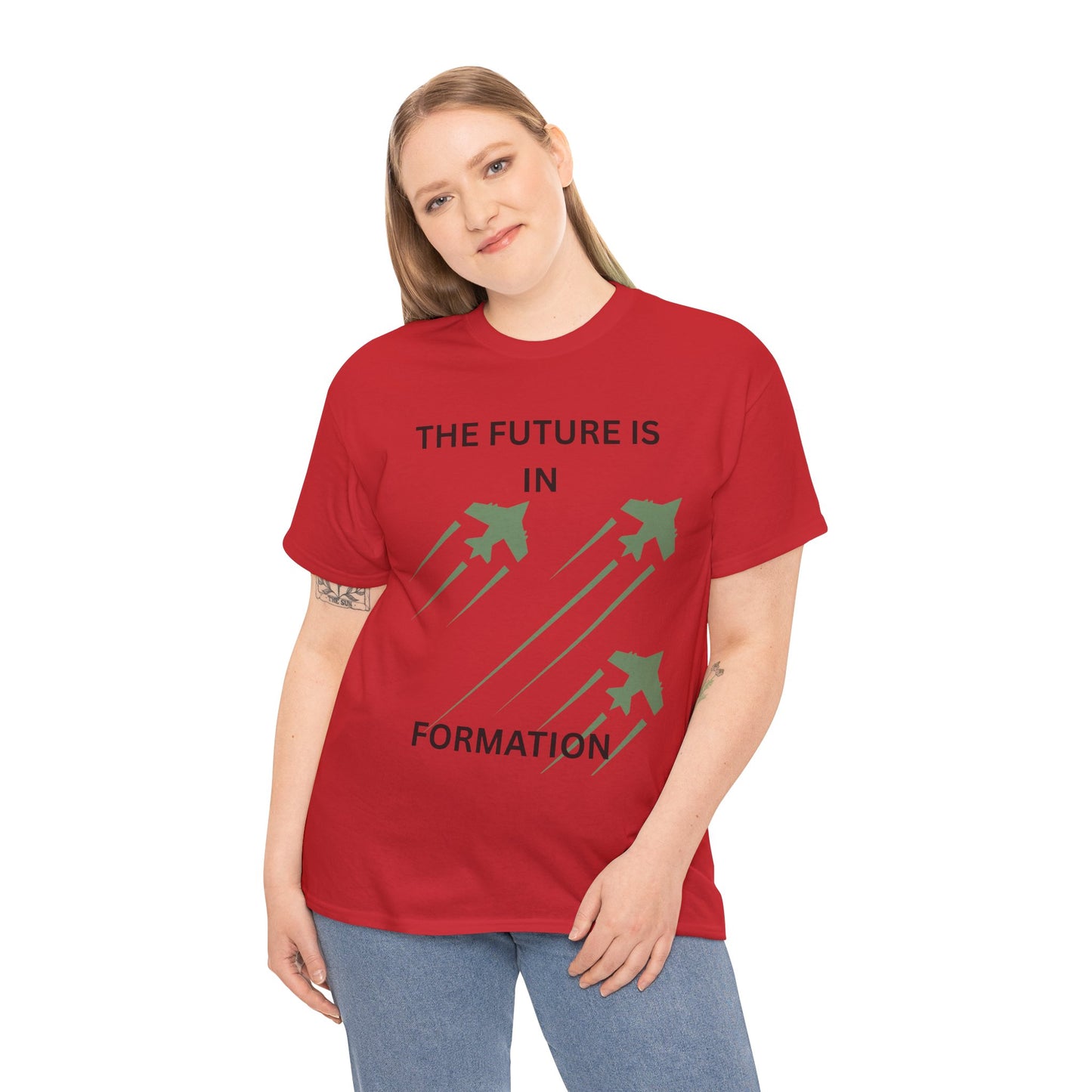 The Future is in Formation Unisex Heavy Cotton Tee