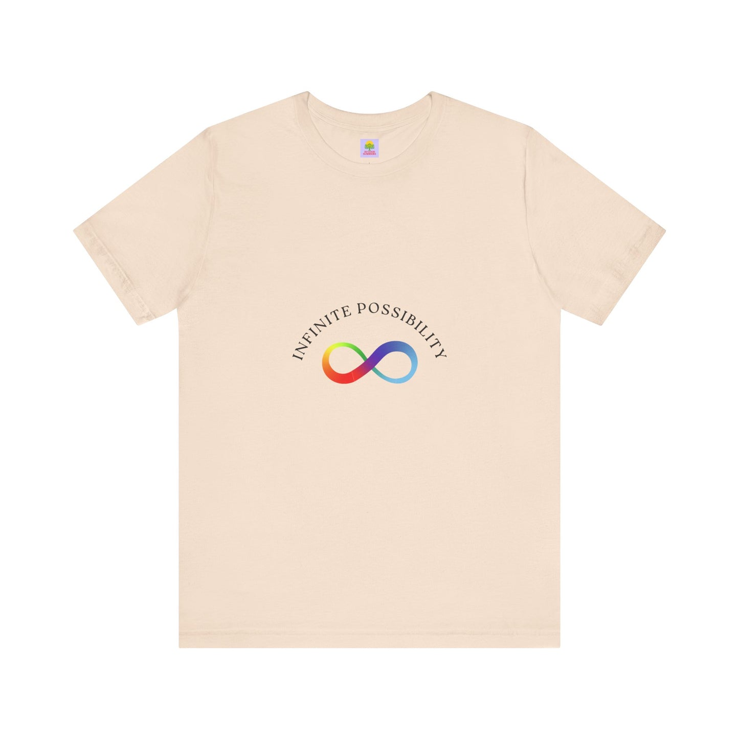 Colorful Infinite Possibility Tee, LGBTQ Pride Shirt, Inspirational Gift, Gender-Neutral Top, Positive Affirmation T-Shirt