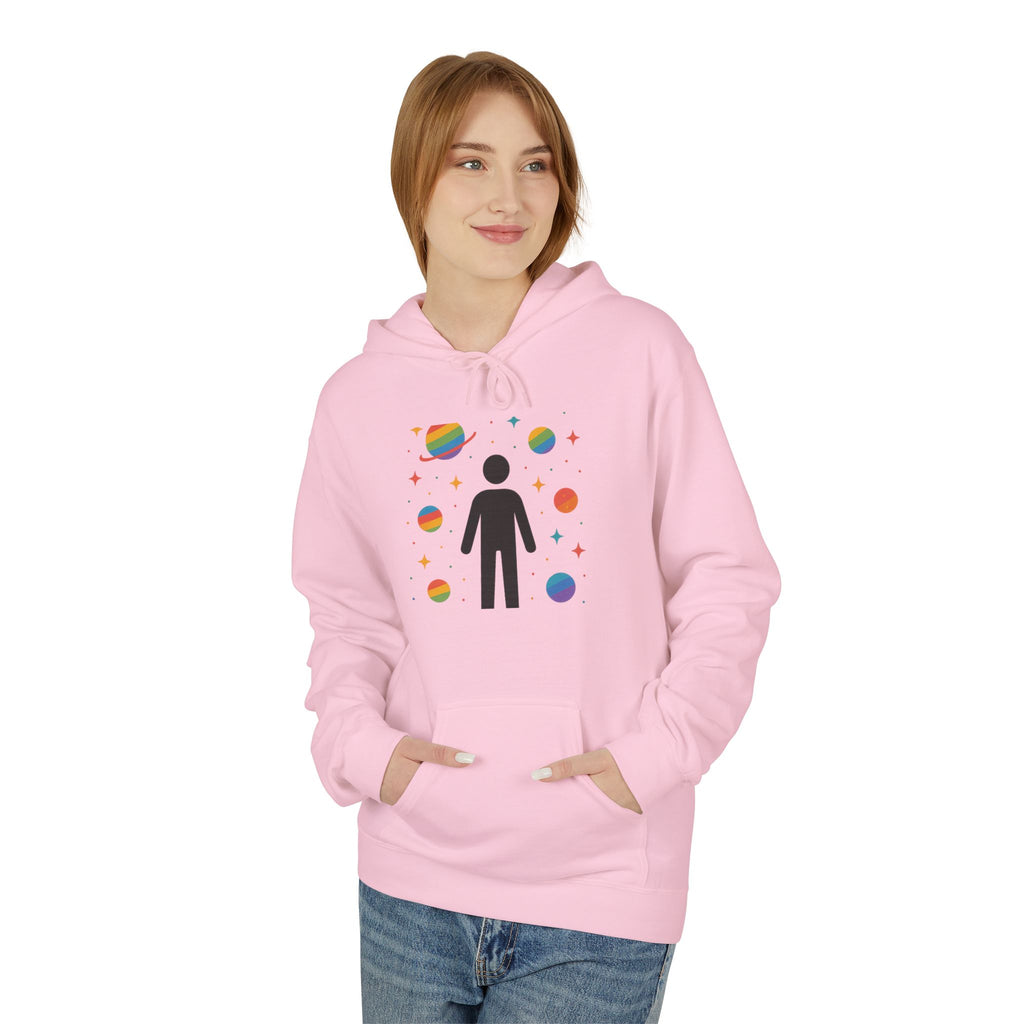 The Universe has my back Cosmic Vibe Hoodie - Unisex Midweight Softstyle Fleece, Perfect for Stargazers, Space Lovers, Unique Gift, Inspirational Apparel, [...]