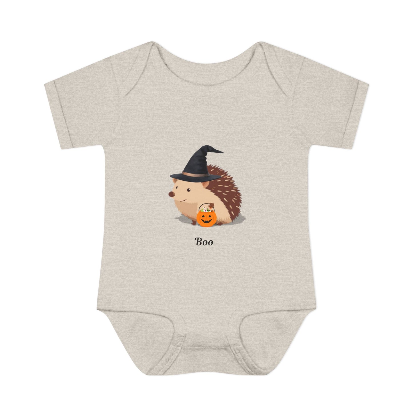Cute Halloween Hedgehog Infant Bodysuit - Boo, Baby Onesie, Fall Fashion, Halloween Outfit, Baby Shower Gift, Costume