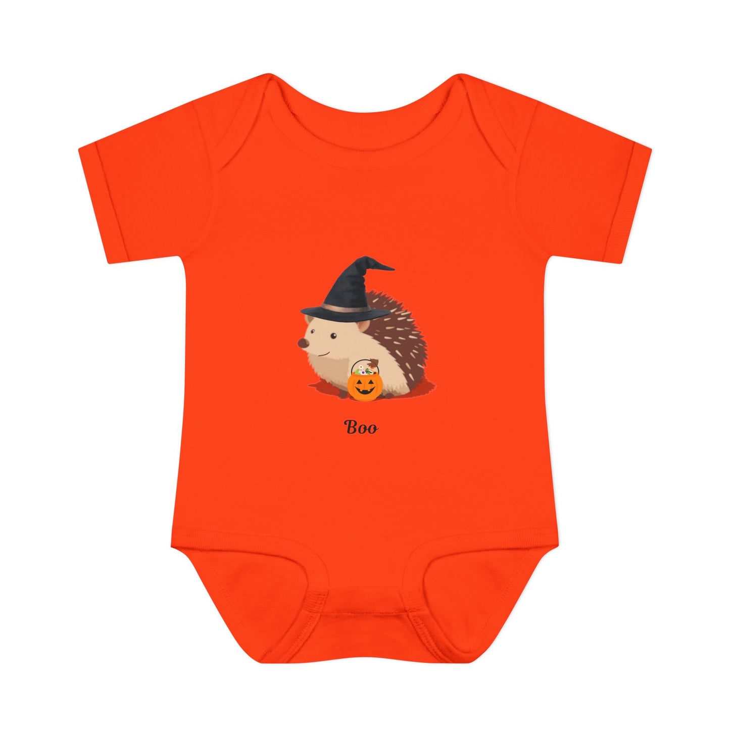 Cute Halloween Hedgehog Infant Bodysuit - Boo, Baby Onesie, Fall Fashion, Halloween Outfit, Baby Shower Gift, Costume