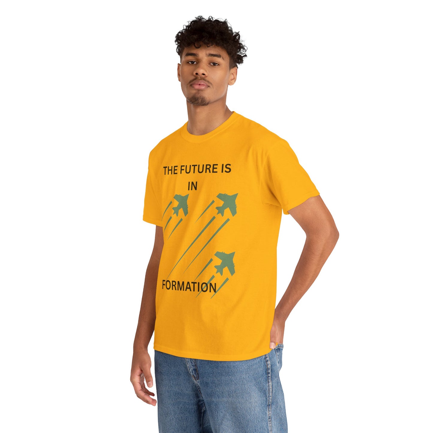 The Future is in Formation Unisex Heavy Cotton Tee