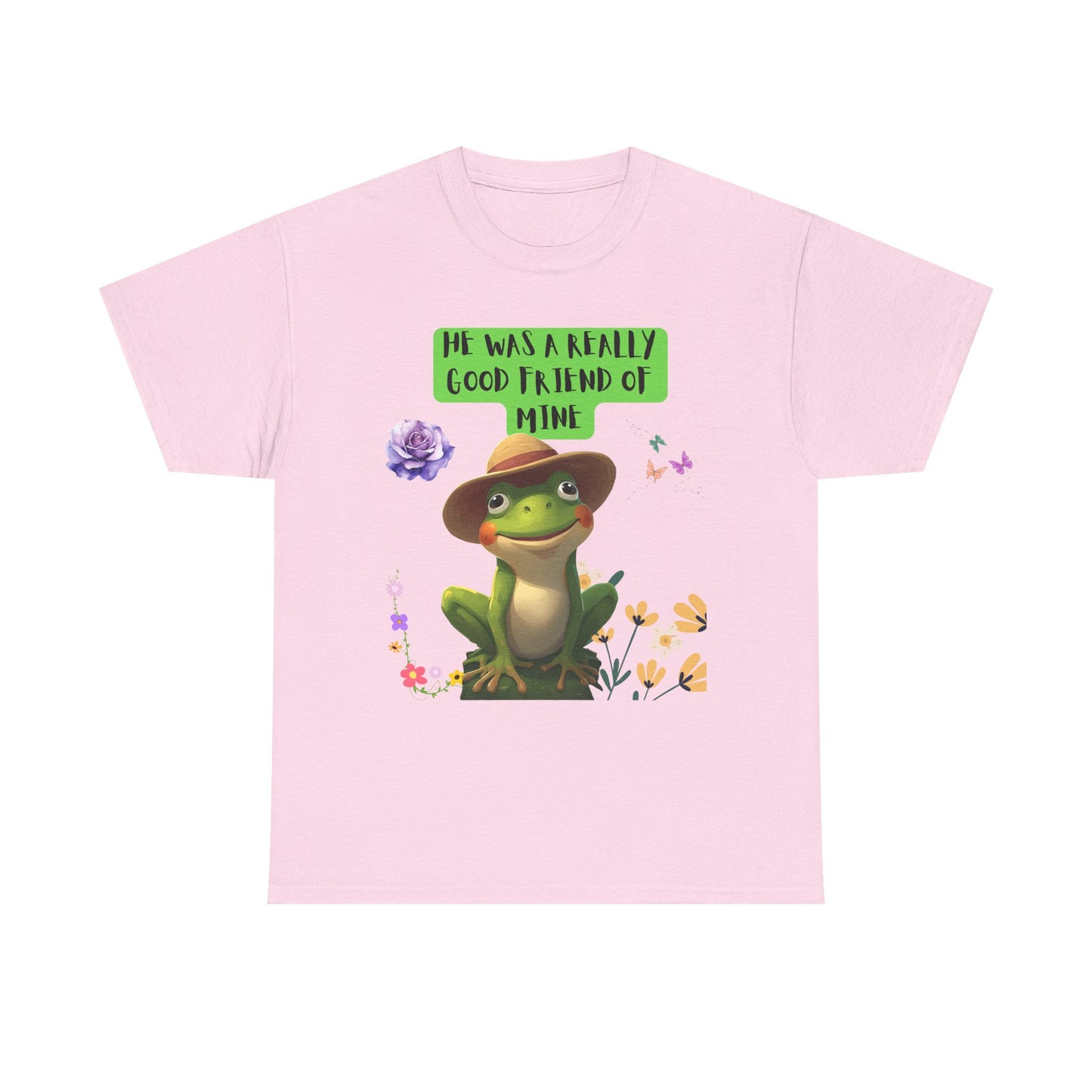 Jeremiah BullFrog Friendship Tee - He Was a Really Good Friend of Mine,  Unisex Casual Wear, Perfect Gift for Friends, Nature Lovers. Music Lovers