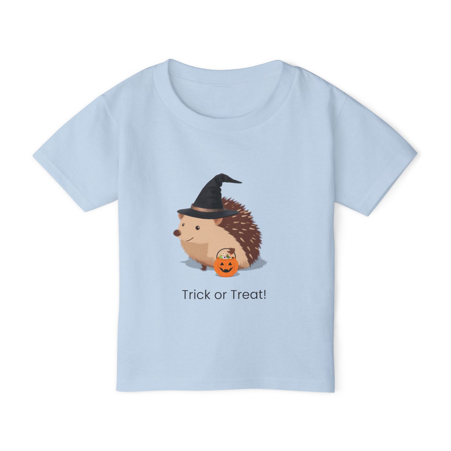 Adorable Halloween Hedgehog Toddler T-shirt, Cute Trick or Treat Shirt, Kids Halloween Outfit, Toddler Costume Top, Fun Fall Apparel