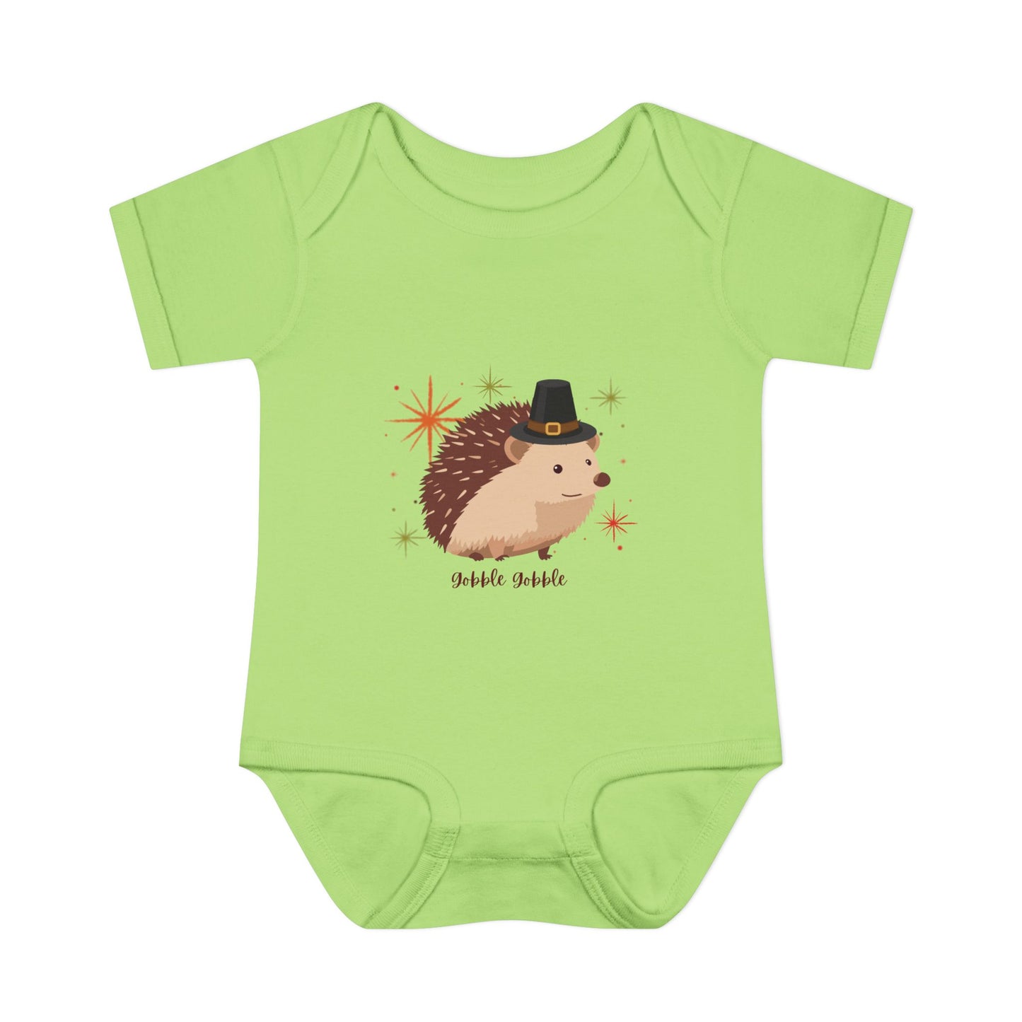 Cute Hedgehog Baby Bodysuit, Thanksgiving Infant Outfit, Baby Shower Gift, Holiday Apparel, Cute Animal Clothing, Newborn Essentials