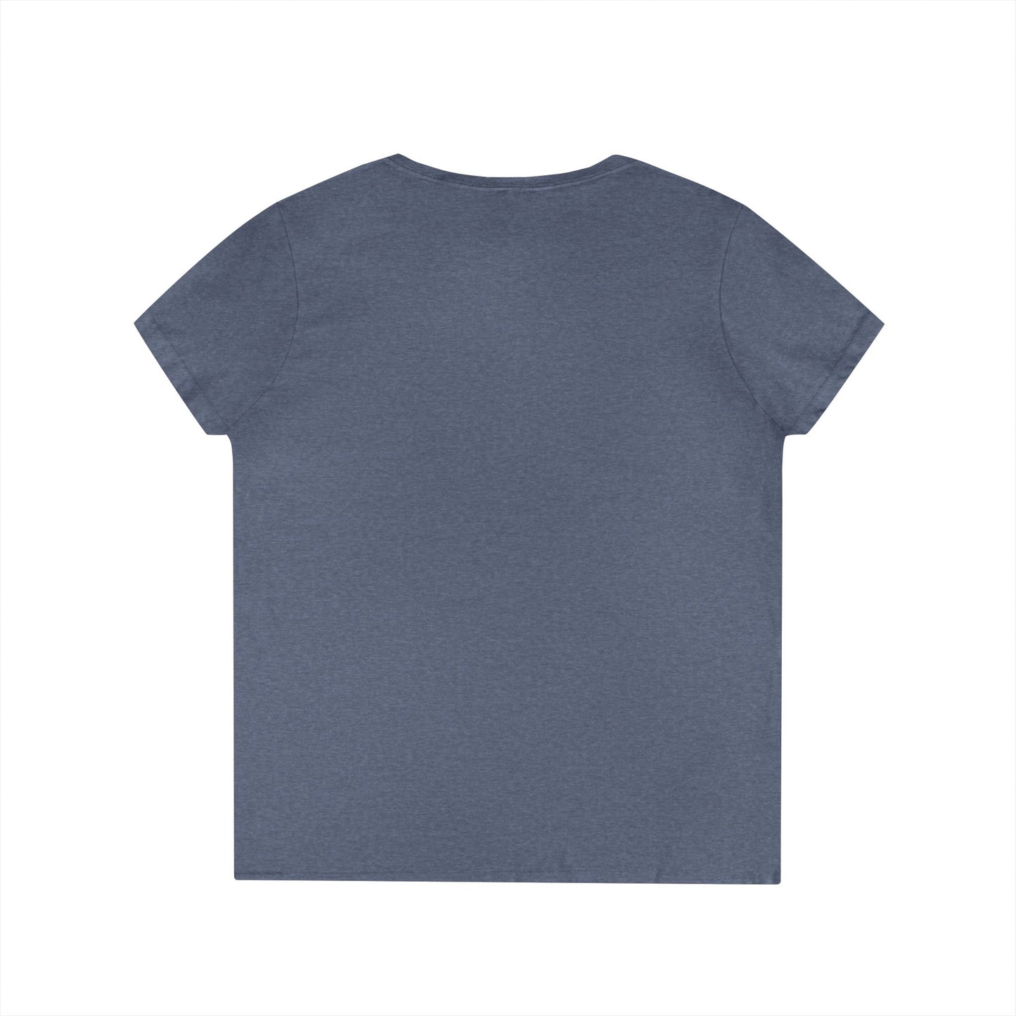 Intrepid Red Figure V-Neck, 100% Cotton Womens Tee