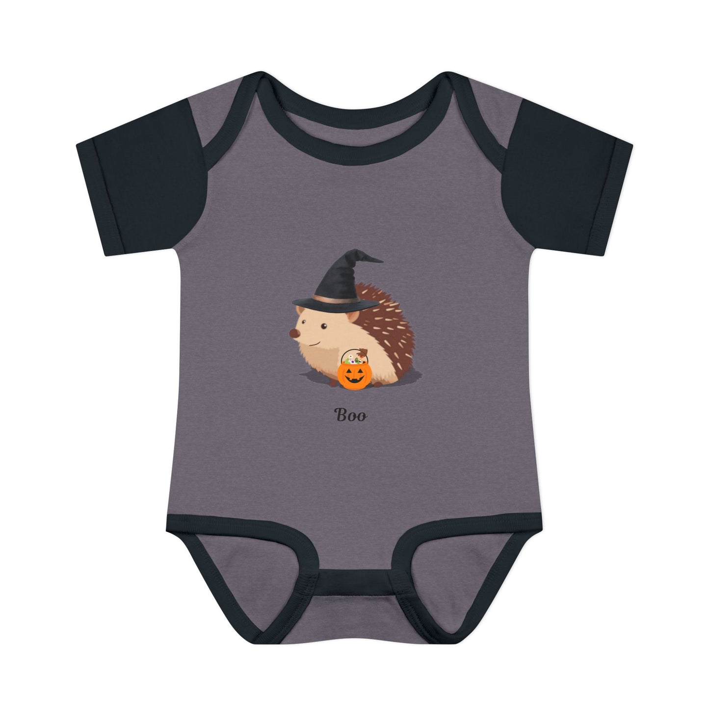 Cute Halloween Hedgehog Infant Bodysuit - Boo, Baby Onesie, Fall Fashion, Halloween Outfit, Baby Shower Gift, Costume