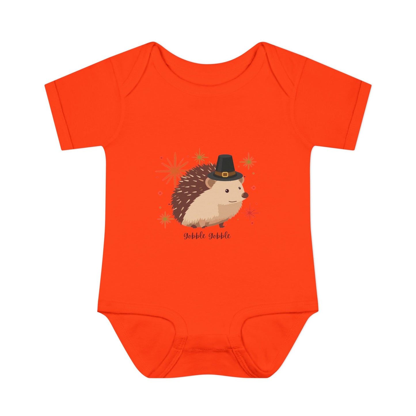 Cute Hedgehog Baby Bodysuit, Thanksgiving Infant Outfit, Baby Shower Gift, Holiday Apparel, Cute Animal Clothing, Newborn Essentials