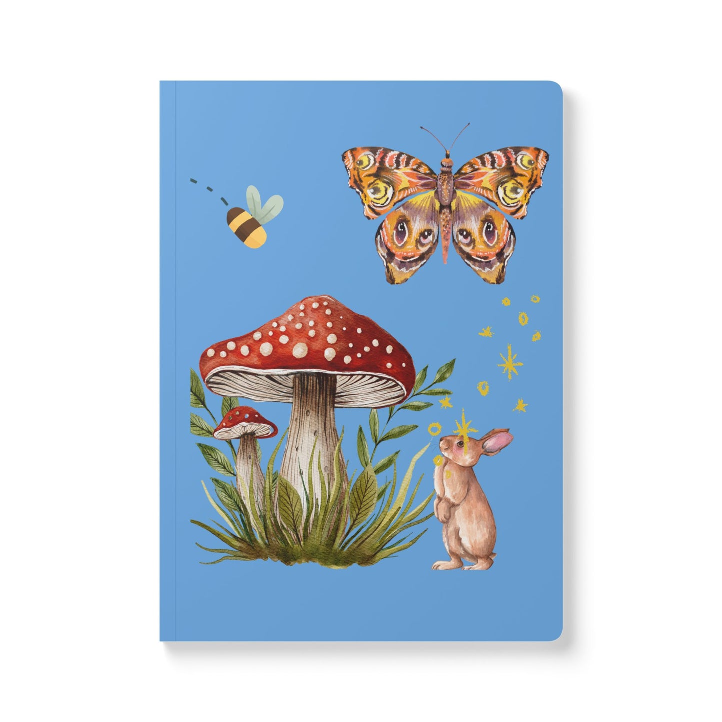 Enchanting Nature Softcover Journal | Artistic Notebook for Writing, Sketching, Gifts, Eco-friendly, Gift for Her