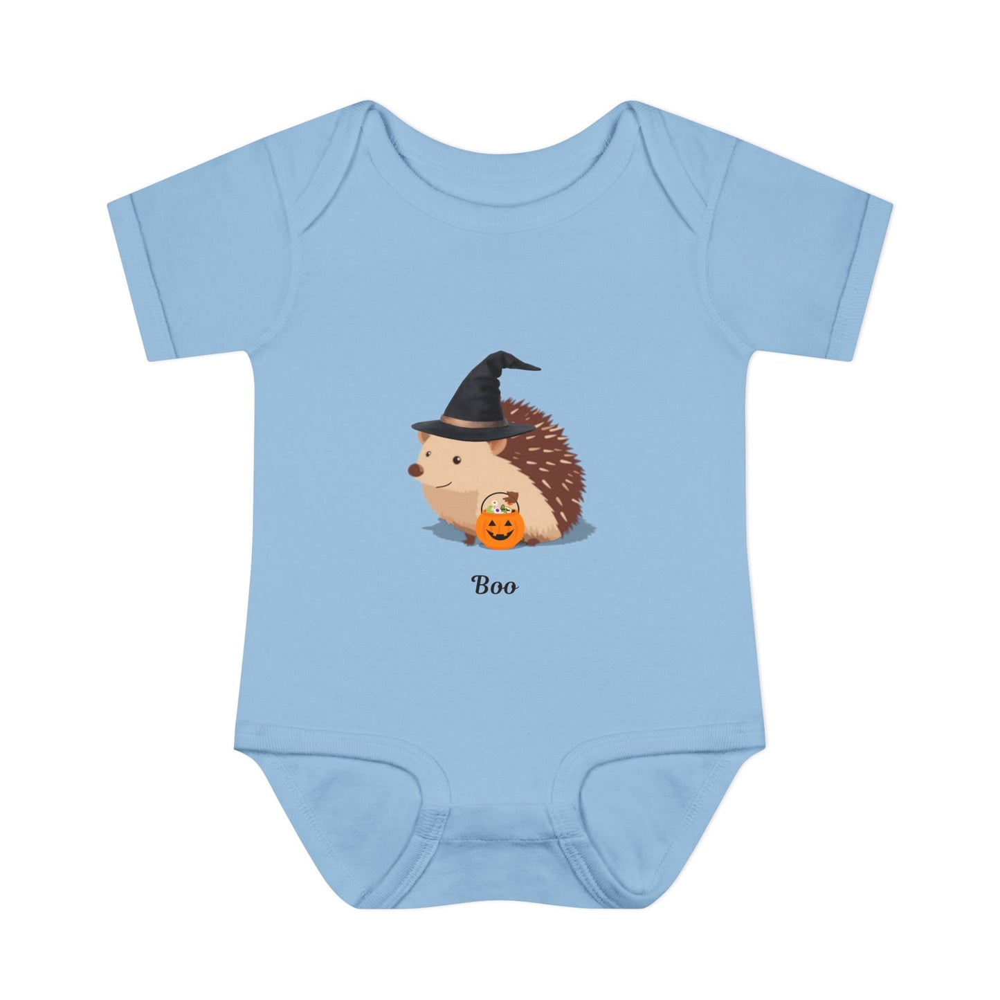 Cute Halloween Hedgehog Infant Bodysuit - Boo, Baby Onesie, Fall Fashion, Halloween Outfit, Baby Shower Gift, Costume