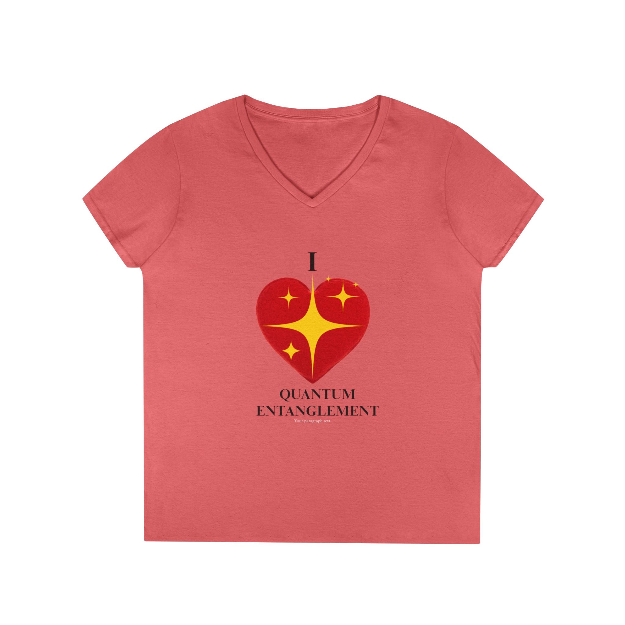 I Heart Quantum Entanglement Ladies' V-Neck T-Shirt, Science Gift, Geek Chic Tee, Physics Enthusiast Shirt, STEM Apparel, Science [...]