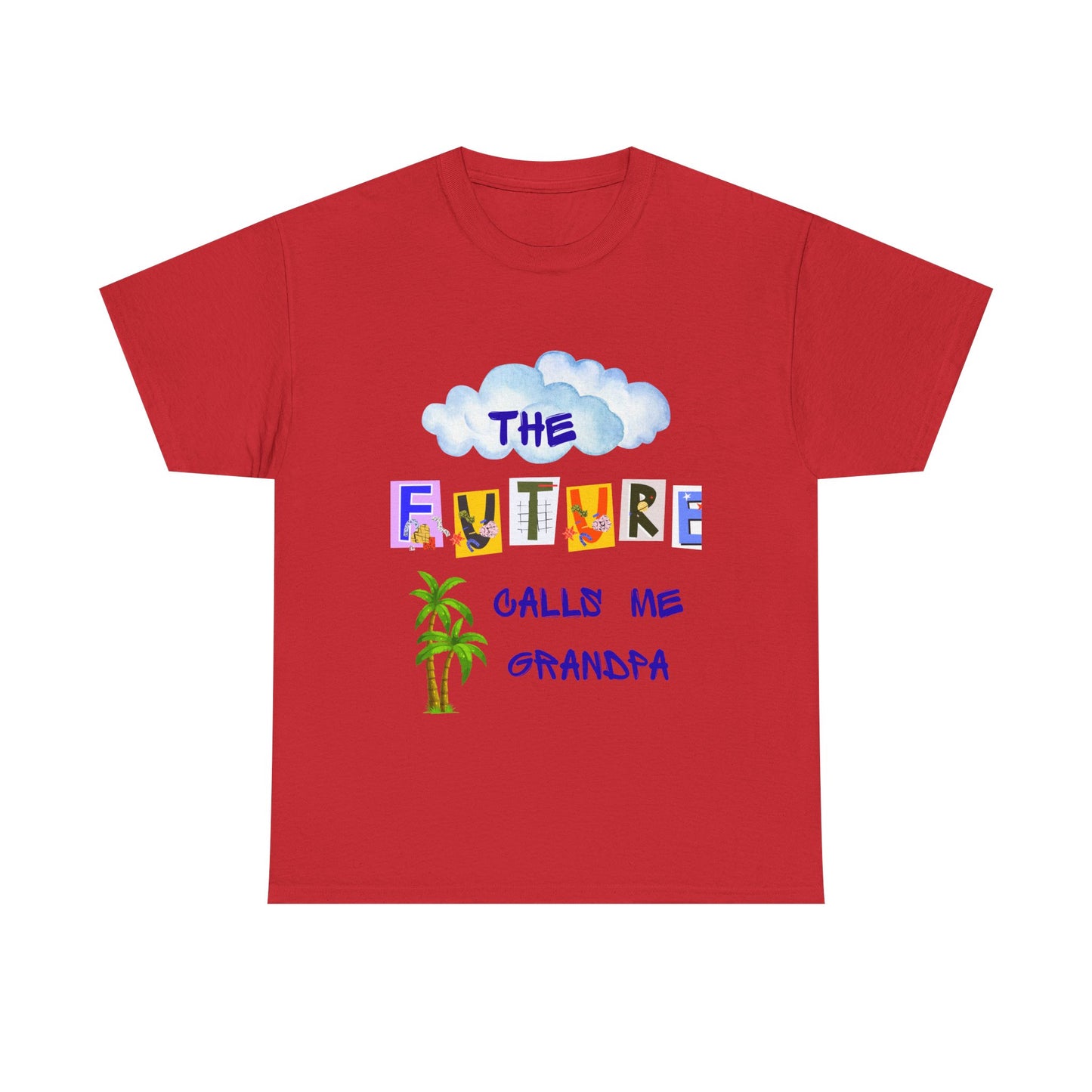 Grandpa Future Tee | Unisex Cotton Shirt for Grandparents | Gift for Father's Day, Family Reunion, Birthday, Cute Grandpa Shirt