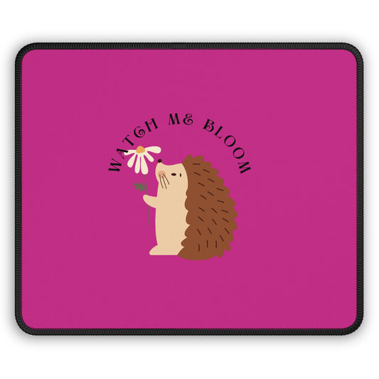 Hedgehog Gaming Mouse Pad - Cute Desk Accessory, Gamer Gift, Personalized Mouse Mat, Eco-Friendly Desk Decor, Computer Mouse Pad