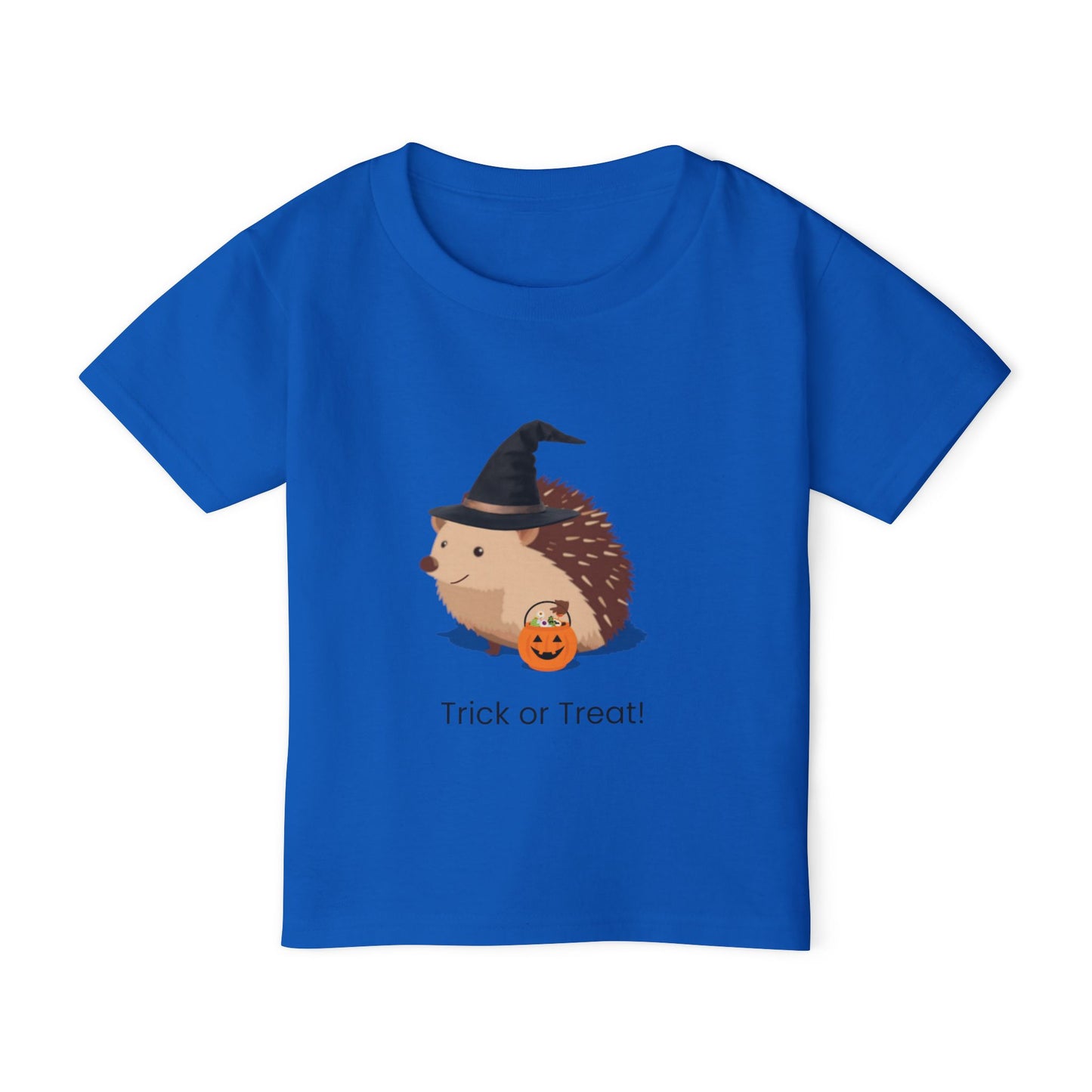 Adorable Halloween Hedgehog Toddler T-shirt, Cute Trick or Treat Shirt, Kids Halloween Outfit, Toddler Costume Top, Fun Fall Apparel