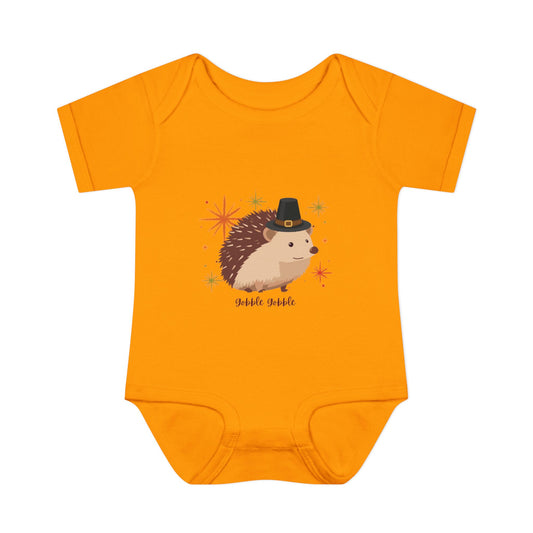 Cute Hedgehog Baby Bodysuit, Thanksgiving Infant Outfit, Baby Shower Gift, Holiday Apparel, Cute Animal Clothing, Newborn Essentials