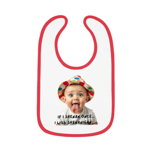 Whimsical Baby Bib with Playful Design, Ideal for New Parents, Baby Showers, and Laugh-Filled Mealtimes