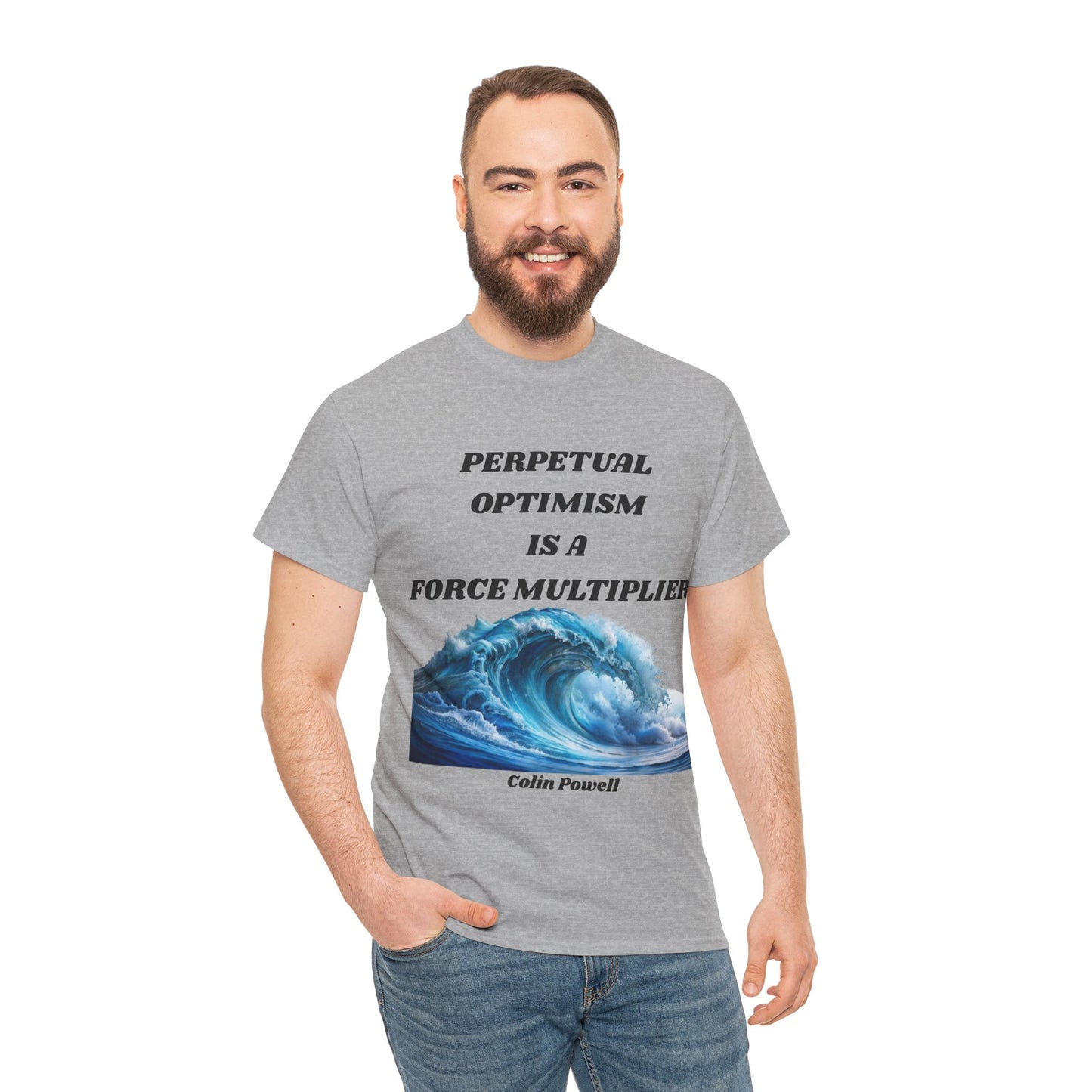 Perpetual Optimism Graphic Tee, Inspirational T-Shirt for Positive Mindset, Motivational Apparel, Gift for Friends, Life Affirmation Wear
