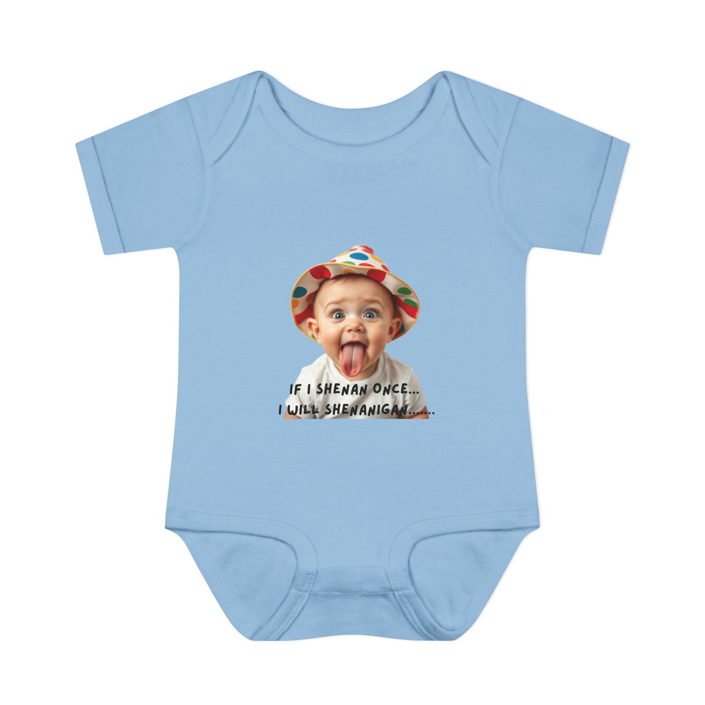 Humorous Infant Bodysuit - "If I Shenan Once, I Will Shenanigan!" Baby Outfit, Newborn Gift, Funny Baby Clothes, Cute Shower [...]
