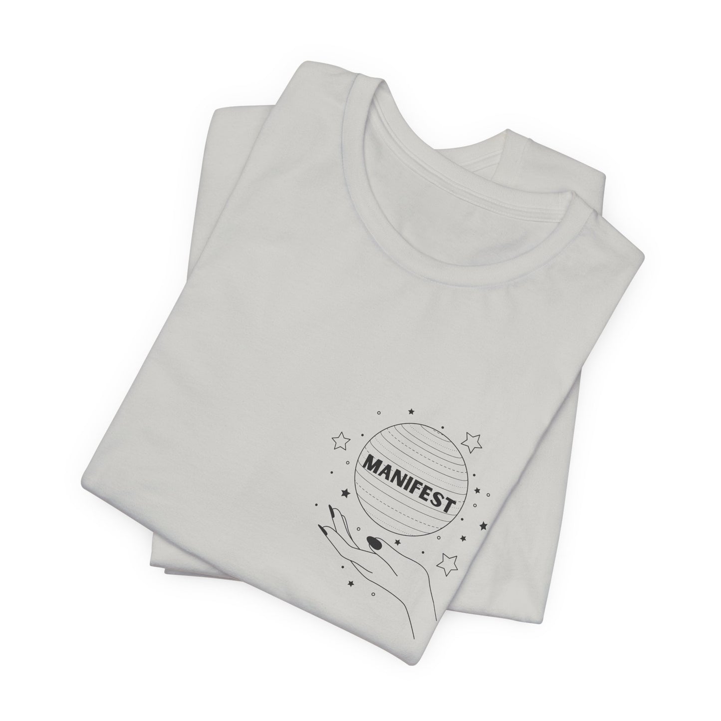 Manifest Short Sleeve Tee - Unisex, Inspirational Clothing, Gift for Dreamers, Positive Vibes, Casual Wear