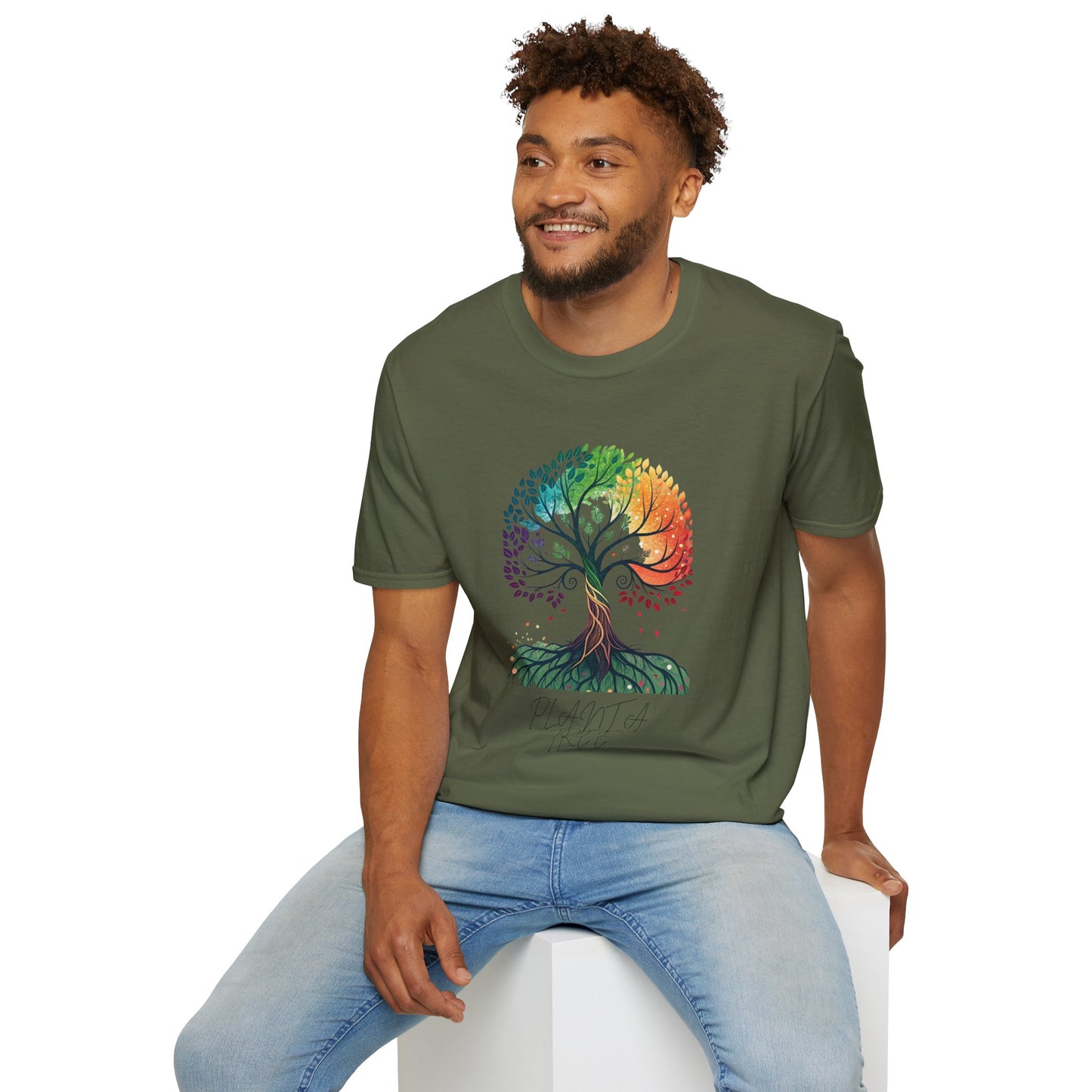 Plant a Tree graphic soft unisex cotton tee, Great gift idea,  Summer Graphic Tee