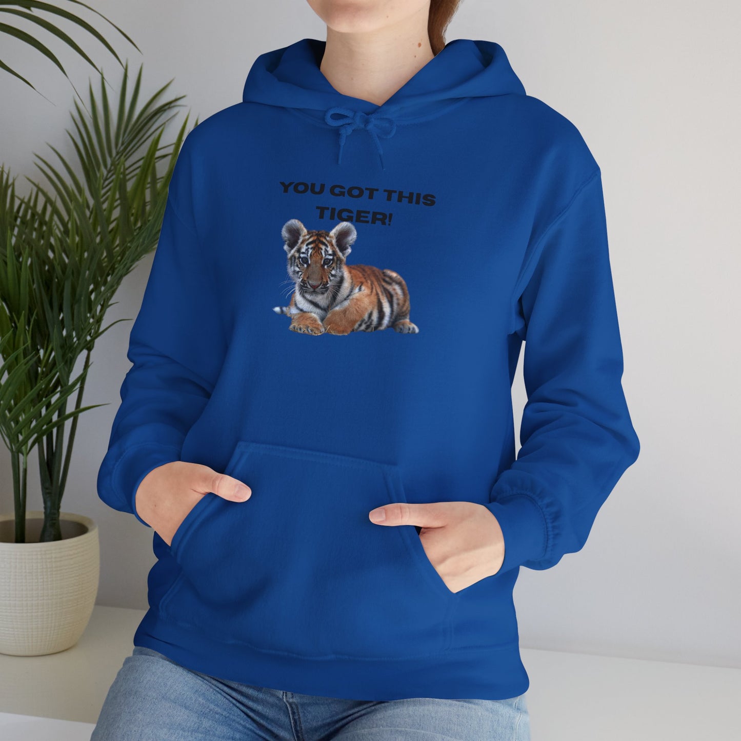 You Got This Tiger! Motivational Hoodie, Unisex Sweatshirt, Gift for Encouragement, Supportive Apparel, Cozy Fashion