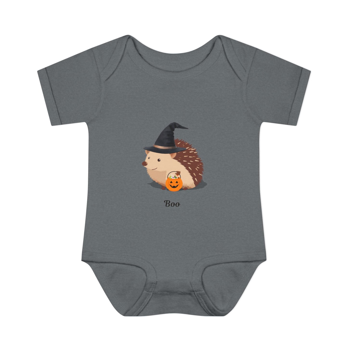 Cute Halloween Hedgehog Infant Bodysuit - Boo, Baby Onesie, Fall Fashion, Halloween Outfit, Baby Shower Gift, Costume