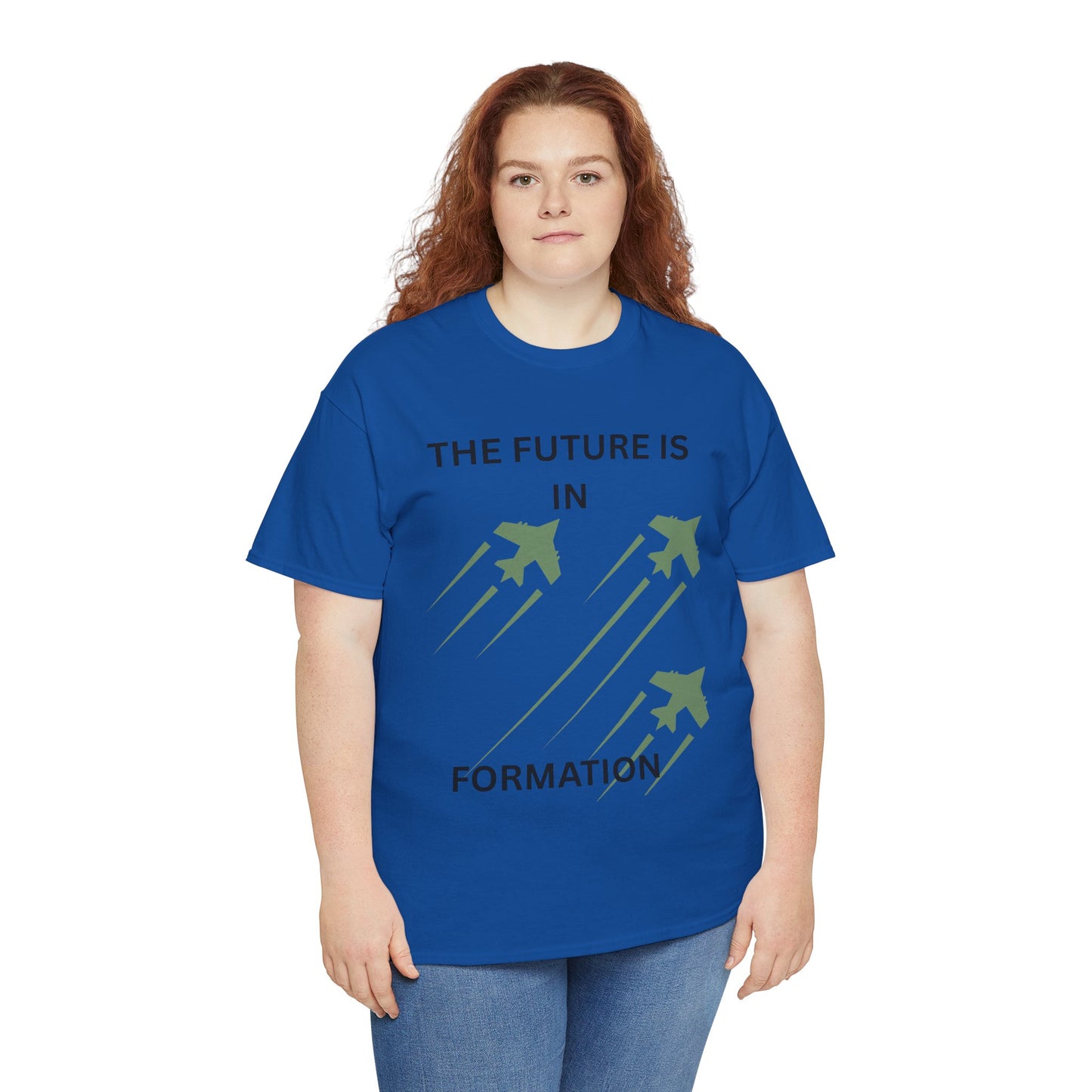 The Future is in Formation Unisex Heavy Cotton Tee