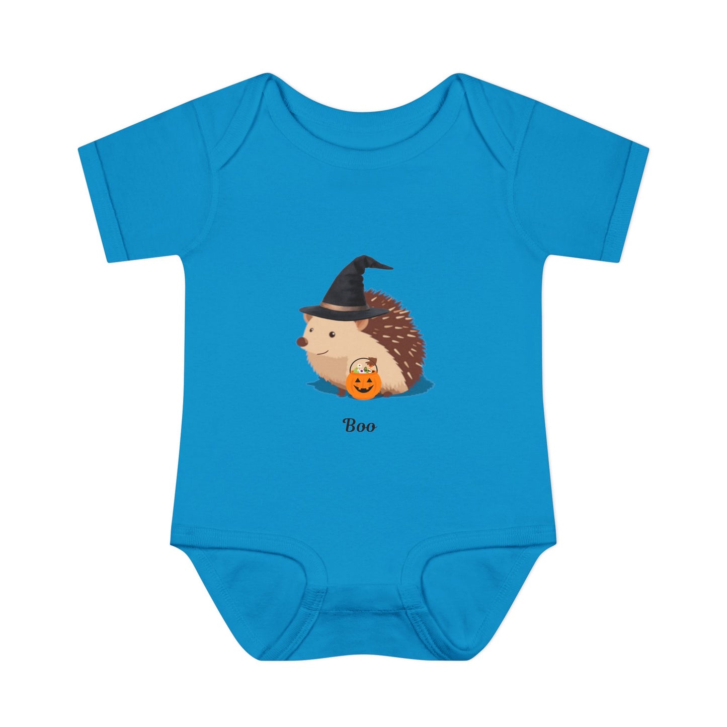 Cute Halloween Hedgehog Infant Bodysuit - Boo, Baby Onesie, Fall Fashion, Halloween Outfit, Baby Shower Gift, Costume